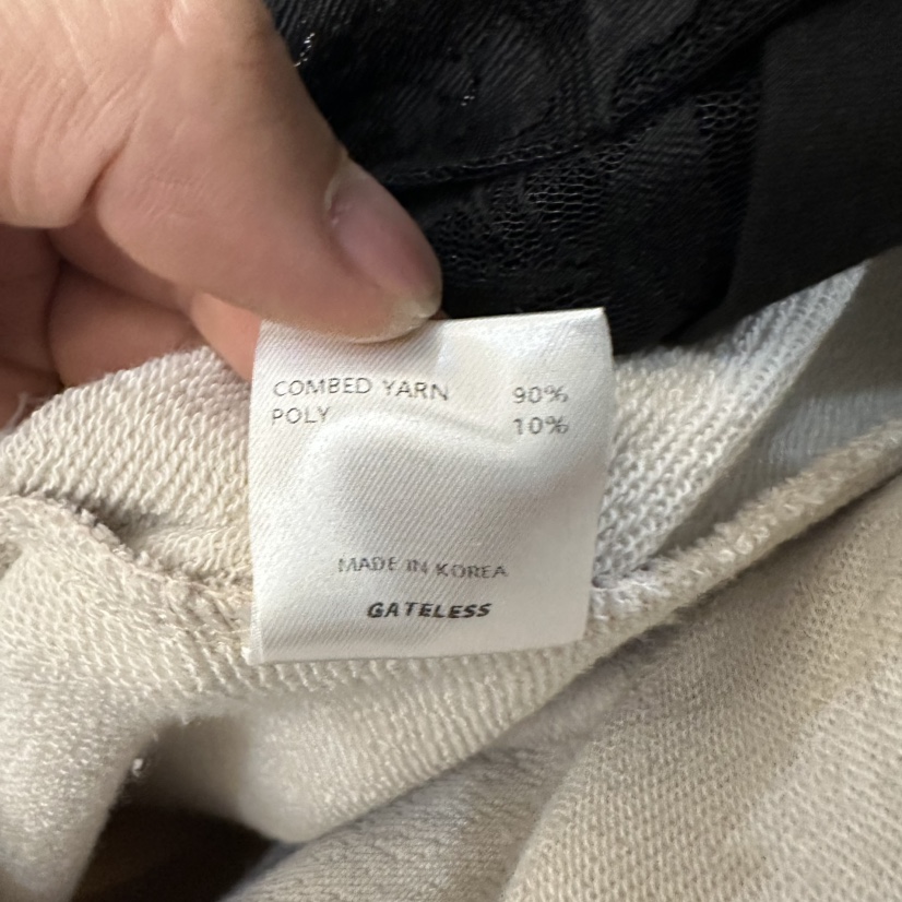 GATELESS韓國直郵㊣東大門實拍女裝新品25春夏職業休閑衛衣GATELESS衛衣