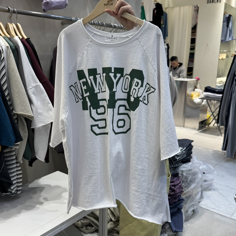 REPLAY韓國㊣直郵東大門代購女裝新款時尚休閑熱賣推薦人氣T恤REPLAYT恤