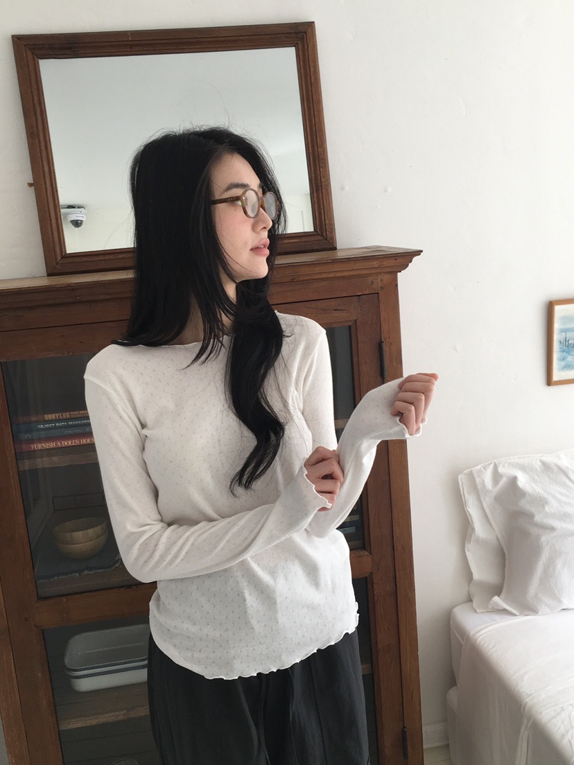 ORDINARYA直郵韓國代購㊣女裝新品熱賣休閑人氣時尚長袖T恤ROESMMOSS長袖T恤