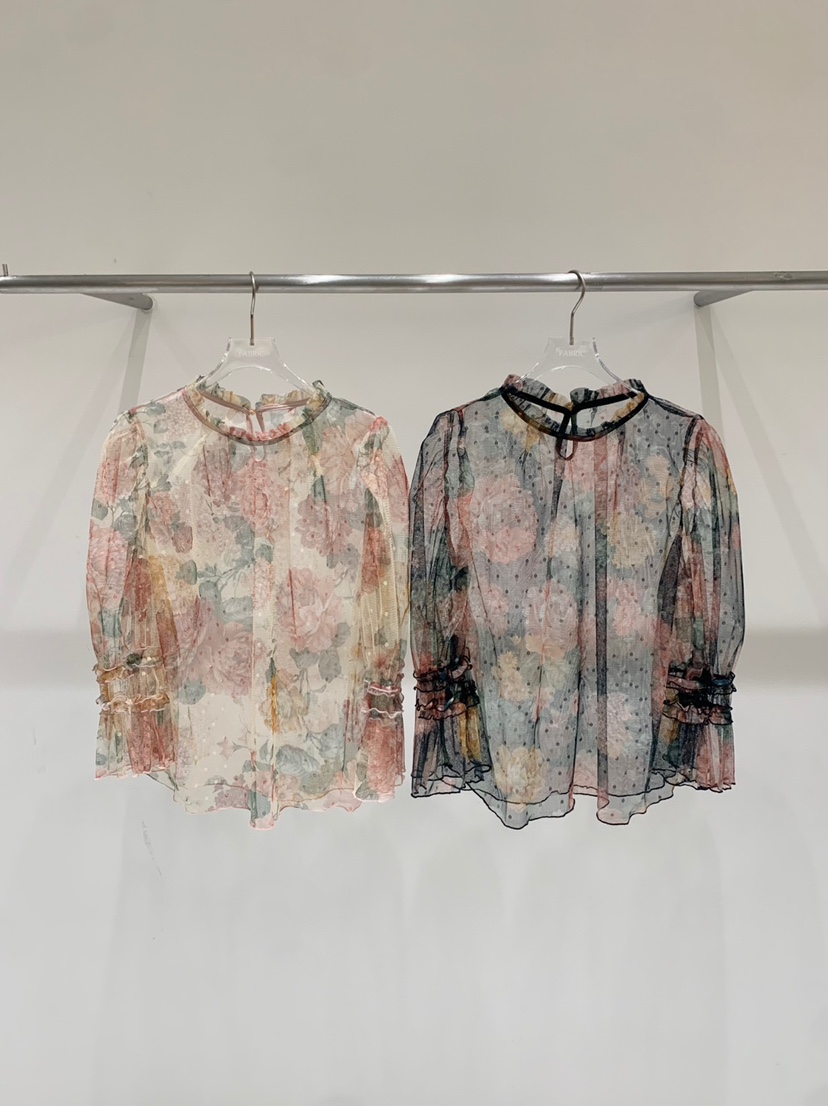 FABRIC韓國直郵㊣女裝新款推薦25春夏休閑時尚人氣襯衫蕾絲衫FABRIC襯衫/蕾絲衫