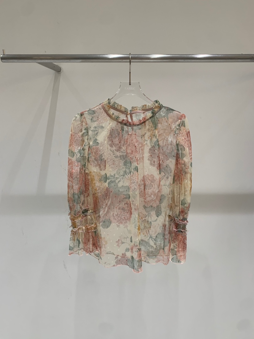 FABRIC韓國直郵㊣女裝新款推薦25春夏休閑時尚人氣襯衫蕾絲衫FABRIC襯衫/蕾絲衫圖色1