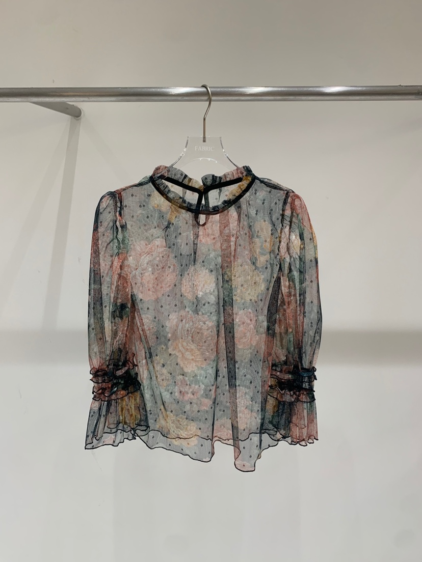 FABRIC韓國直郵㊣女裝新款推薦25春夏休閑時尚人氣襯衫蕾絲衫FABRIC襯衫/蕾絲衫圖色2