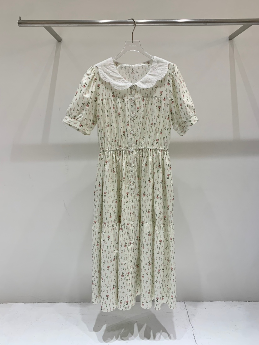 FABRIC韓國直郵㊣東大門實拍女裝新款休閑25春夏時尚連衣裙FABRIC連衣裙圖色1