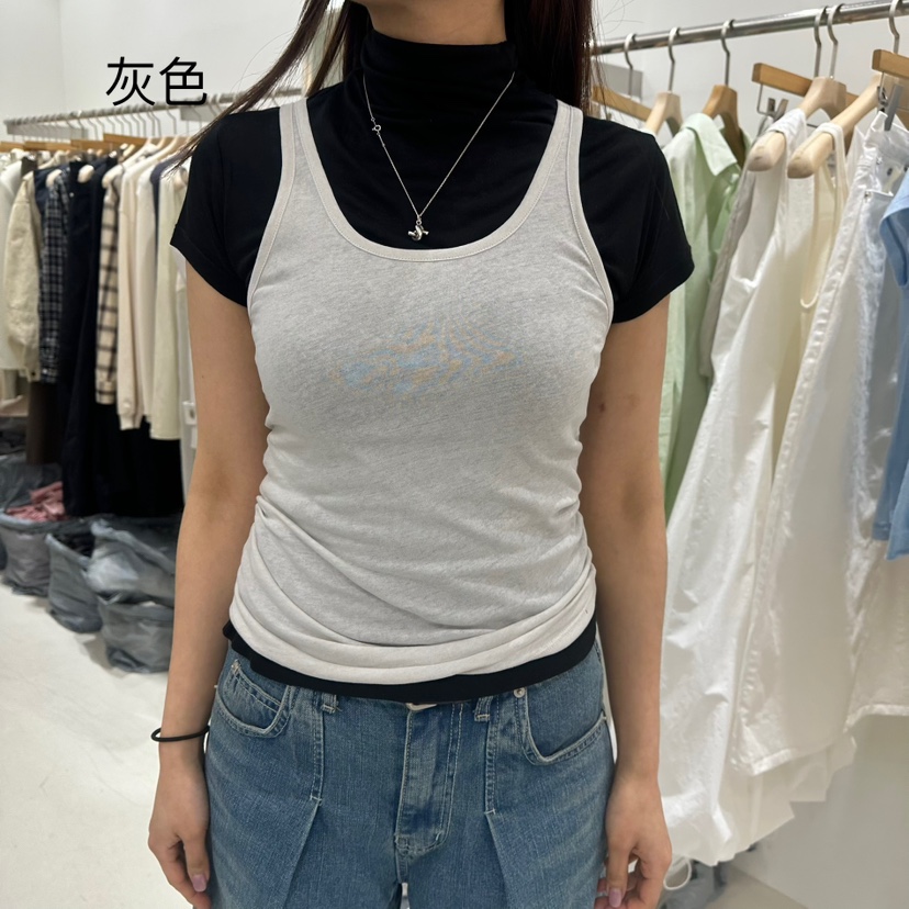 REPELLER韓國㊣直郵東大門代購女裝新款熱賣25春夏吊帶背心REPELLER吊帶/背心圖色3