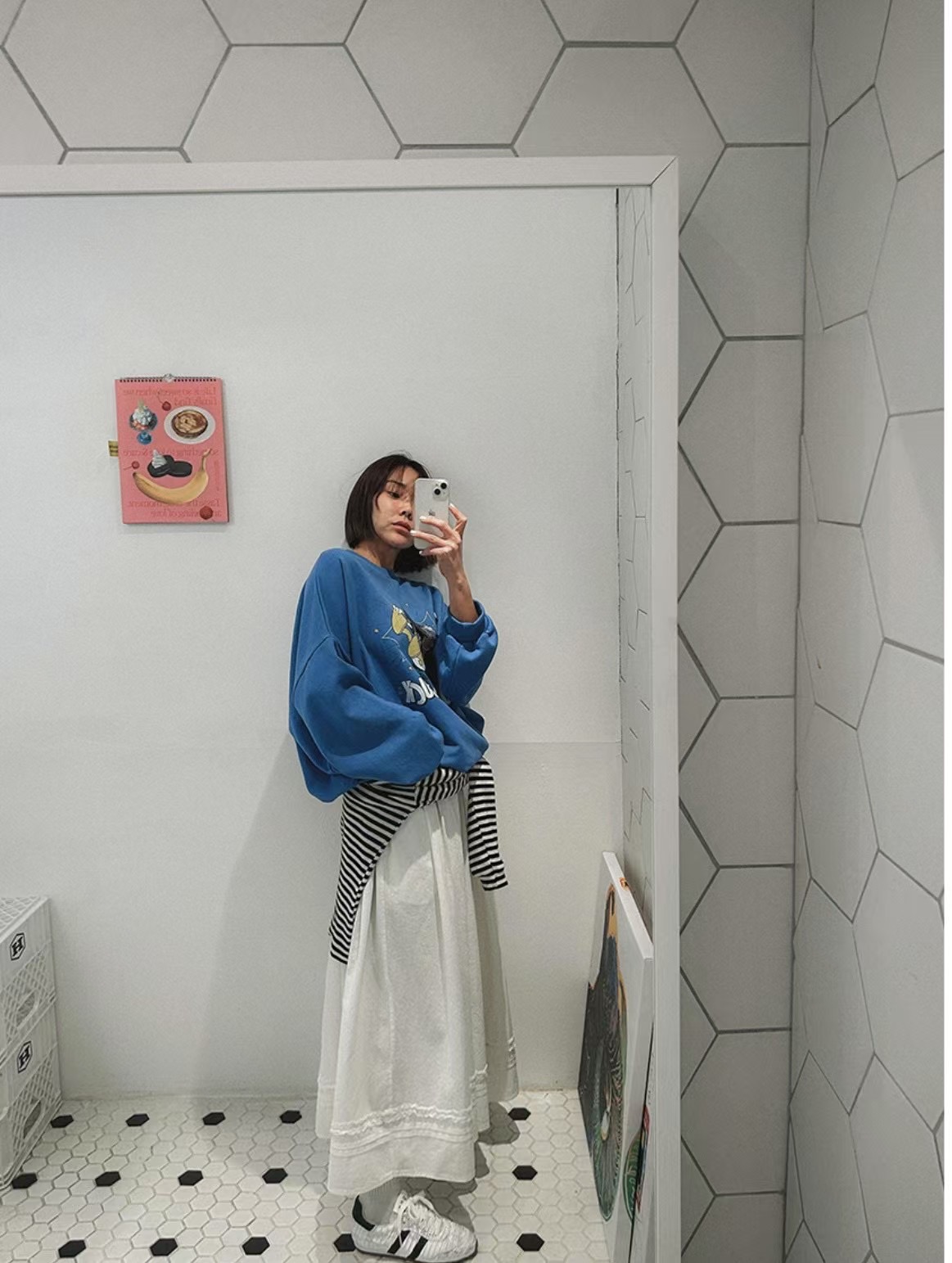 WHERELL韓國直郵㊣東大門實拍女裝新品人氣推薦25春夏熱賣長裙GROW-WHERELL長裙