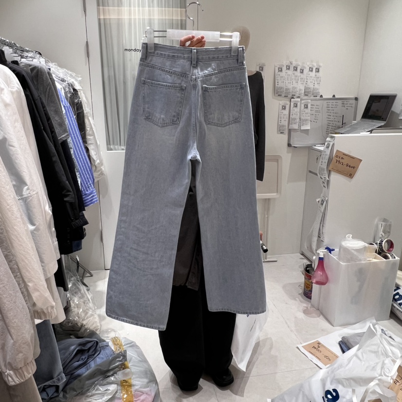 MONDAY TO SUNDAY韓國直郵㊣東大門實拍女裝新品推薦牛仔褲MONDAY TO SUNDAY牛仔褲
