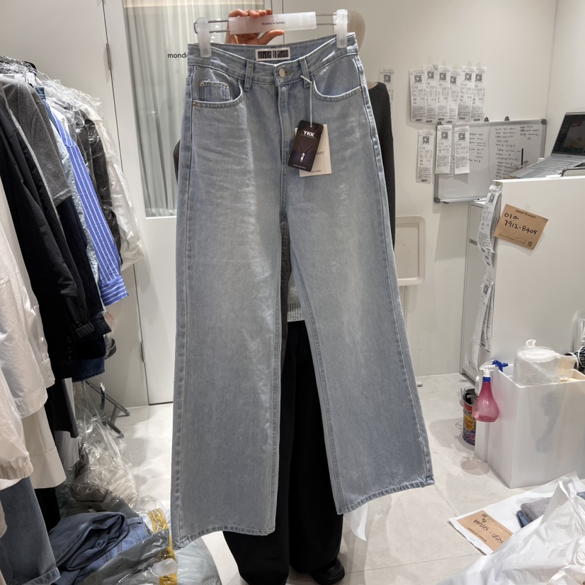 MONDAY TO SUNDAY韓國直郵㊣東大門實拍女裝新品推薦牛仔褲MONDAY TO SUNDAY牛仔褲圖色1