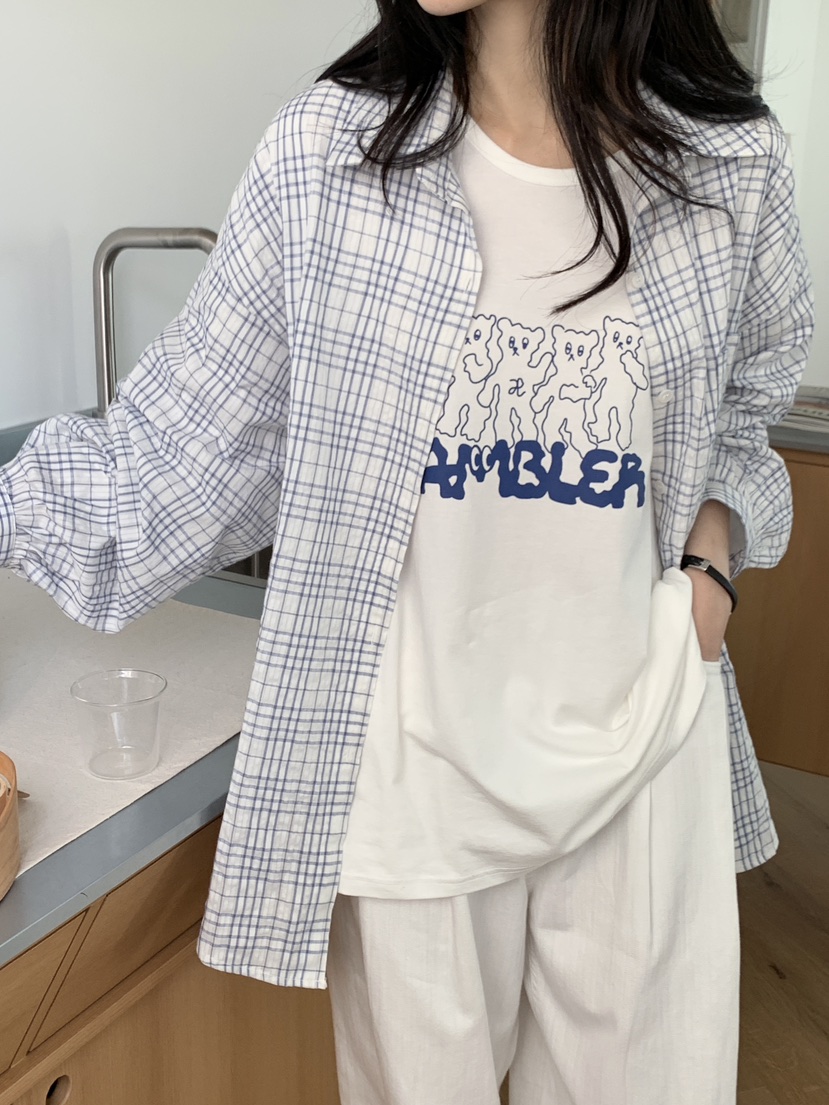 BOUND.A直郵韓國代購㊣女裝新品推薦25春夏人氣熱賣長袖T恤BOUND.A長袖T恤