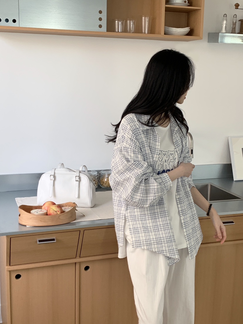 BOUND.A韓國㊣直郵東大門代購女裝新品25春夏休閑襯衫蕾絲衫BOUND.A襯衫/蕾絲衫