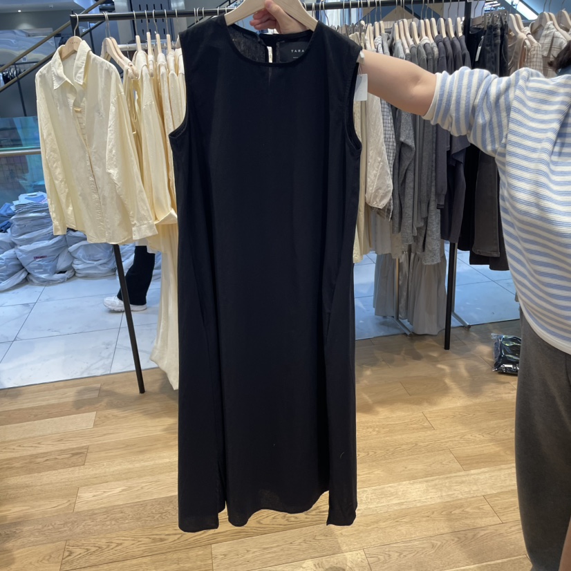 TARA韓國直郵㊣女裝新款25春夏休閑時尚推薦職業熱賣連衣裙TARA連衣裙圖色2