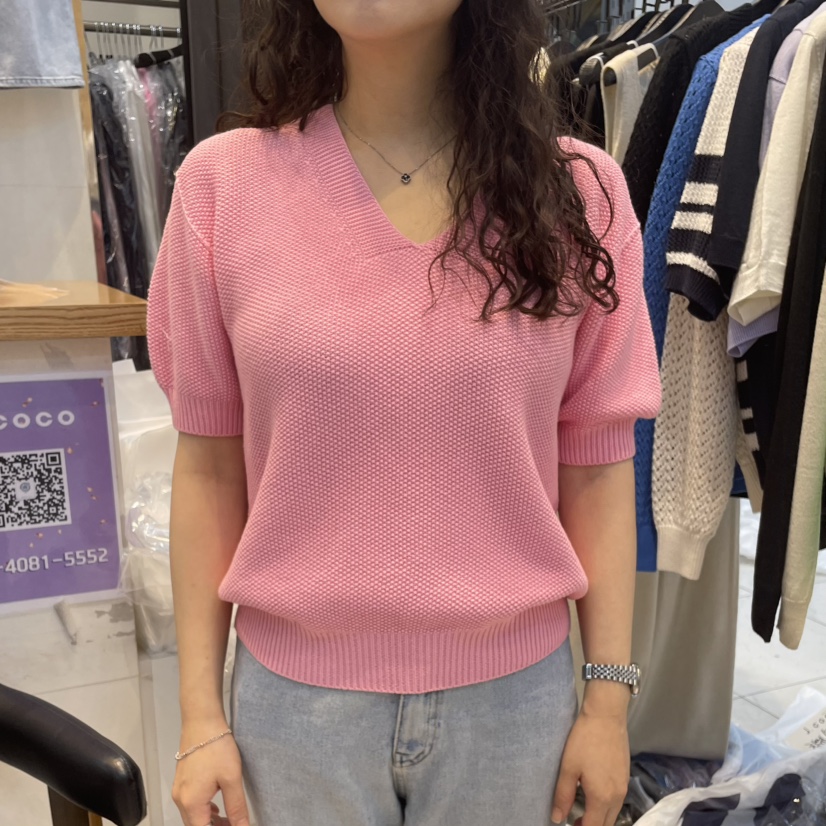 J COCO韓國㊣直郵東大門代購女裝新款熱賣休閑25春夏針織衫J COCO針織衫圖色2