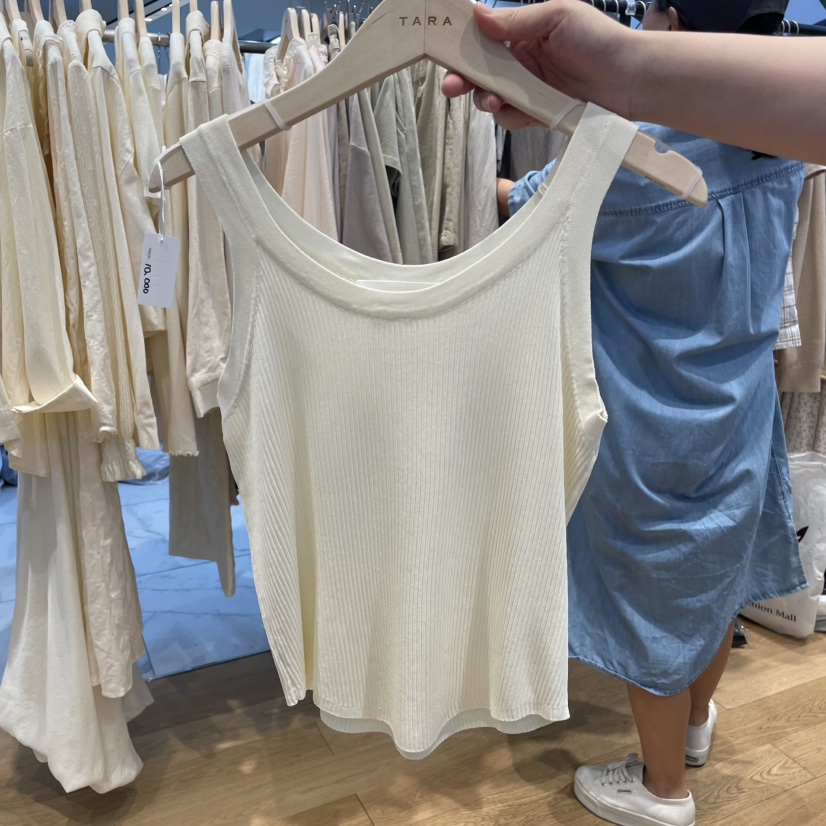 TARA韓國㊣直郵東大門代購女裝新品休閑職業推薦25春夏吊帶背心TARA吊帶/背心