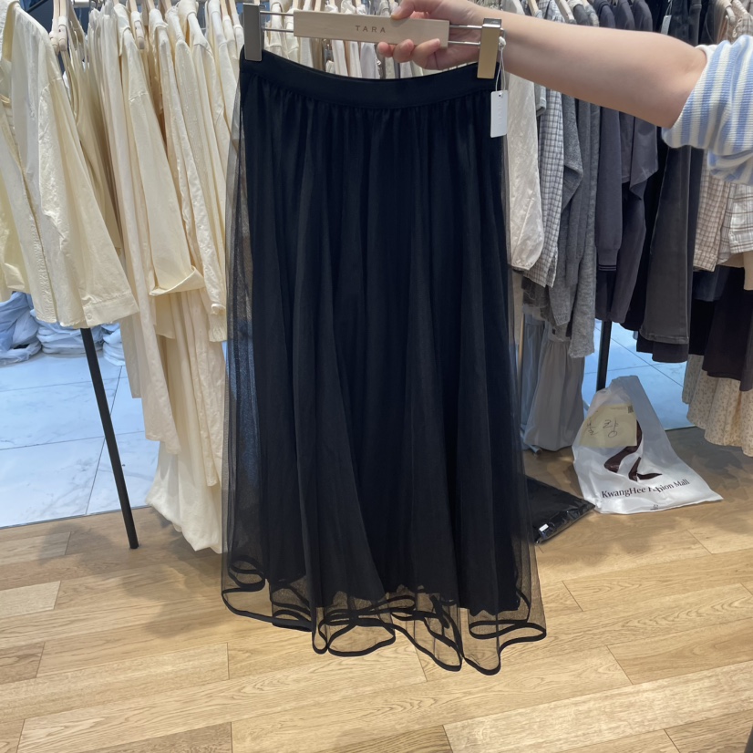 TARA韓國直郵㊣女裝新品推薦25春夏時尚休閑職業半身裙中短裙TARA半身裙/中短裙圖色2