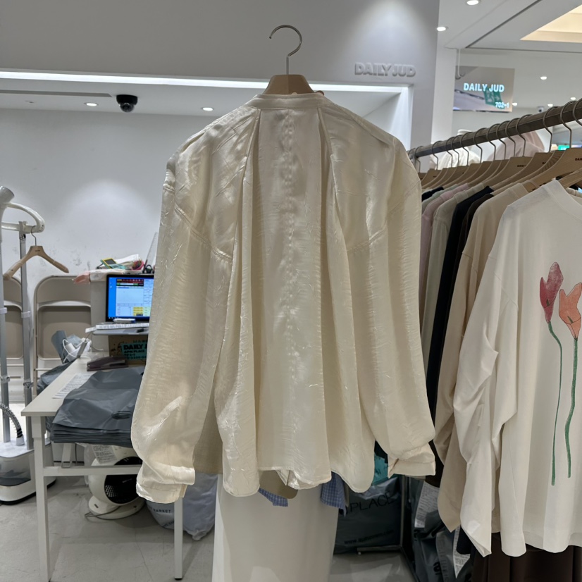 DAILYJUD直郵韓國代購㊣女裝新品休閑時尚職業人氣襯衫蕾絲衫DAILY JUD襯衫/蕾絲衫