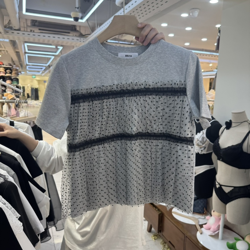 AKRA BY ART直郵韓國代購㊣女裝新品熱賣人氣時尚推薦T恤AKRA BY ARTT恤圖色2