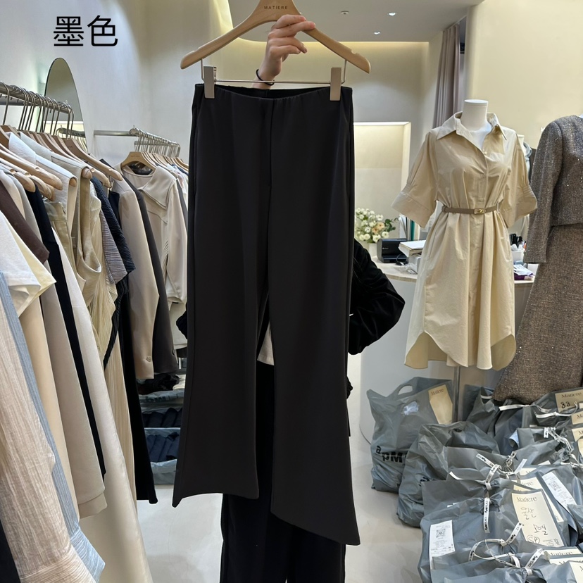 MATIERE韓國直郵㊣東大門實拍女裝新品人氣職業25春夏休閑褲MATIERE休閑褲圖色3
