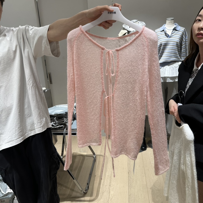 FAVOR-P韓國直郵㊣女裝新款時尚職業25春夏熱賣推薦針織衫FAVOR針織衫圖色1