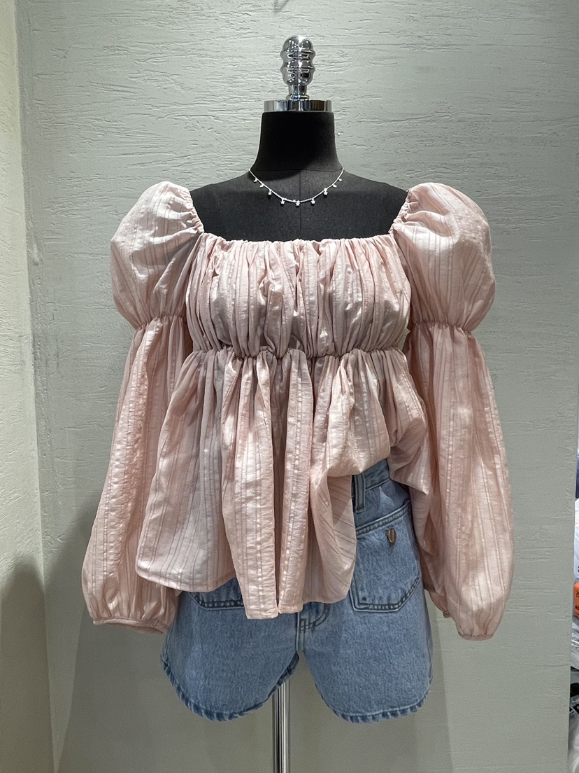 HI HIGH韓國直郵㊣東大門實拍女裝新品休閑熱賣襯衫蕾絲衫SEESTAR/hi high襯衫/蕾絲衫