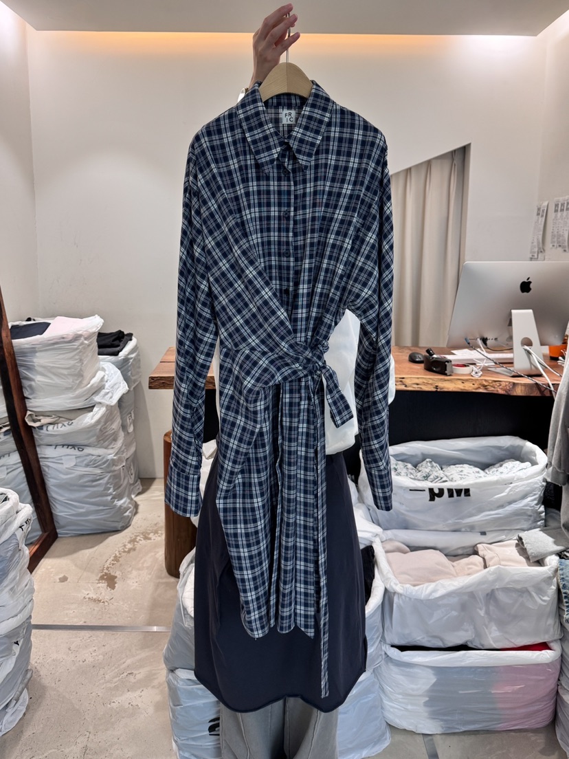 FRIC韓國直郵㊣女裝新品人氣時尚熱賣25春夏職業休閑連衣裙FRIC連衣裙