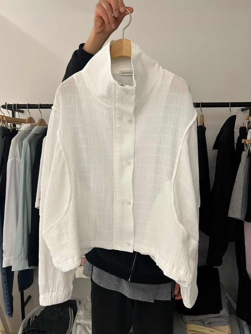AS THOUGHT韓國直郵㊣女裝新品25春夏休閑推薦人氣夾克流蘇AS THOUGHT夾克