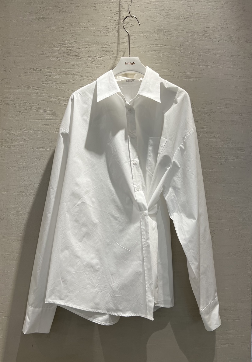 HI HIGH韓國直郵㊣東大門實拍女裝新品職業襯衫蕾絲衫含脖帶SEESTAR/hi high襯衫/蕾絲衫