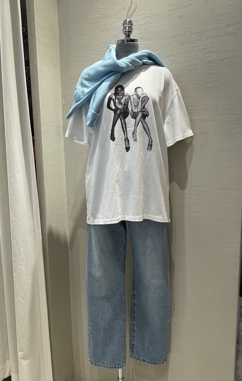 HI HIGH韓國直郵㊣東大門實拍女裝新品25春夏熱賣推薦T恤披肩SEESTAR/hi highT恤