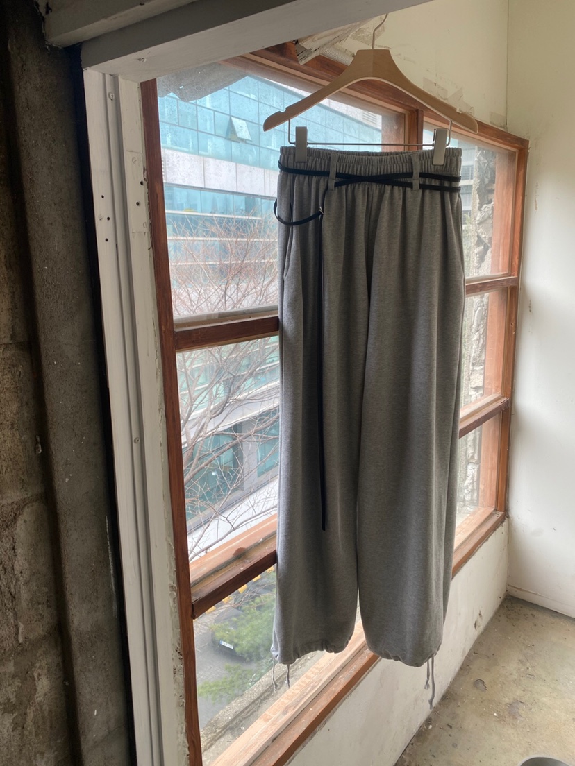 FLASH韓國直郵㊣東大門實拍女裝新款休閑職業休閑褲含腰繩腰帶FLASH休閑褲
