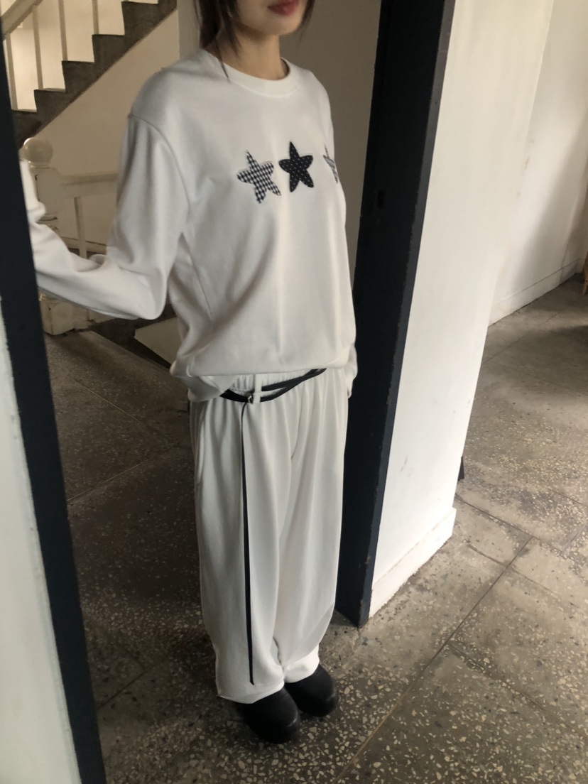 FLASH韓國直郵㊣東大門實拍女裝新款休閑職業休閑褲含腰繩腰帶FLASH休閑褲
