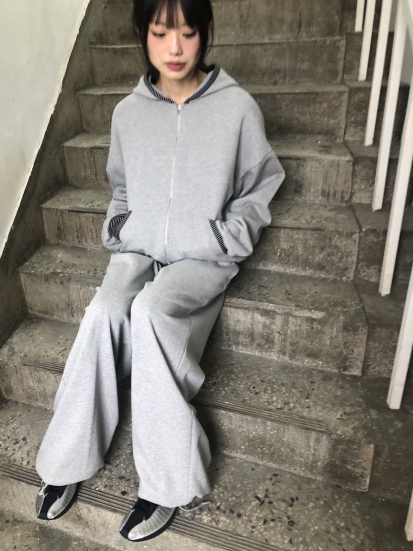 FLASH韓國直郵㊣東大門實拍女裝新款休閑職業休閑褲含腰繩腰帶FLASH休閑褲