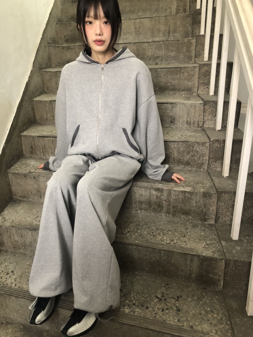 FLASH韓國直郵㊣東大門實拍女裝新款休閑職業休閑褲含腰繩腰帶FLASH休閑褲