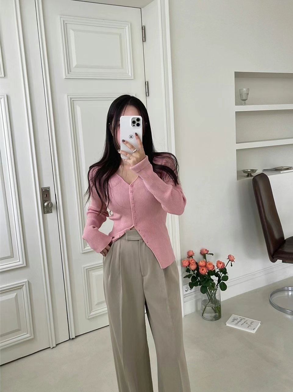 BLACKPOM-블랙폼-T韓國㊣直郵東大門代購女裝新款職業針織衫BLACKPOM-ot針織衫圖色2