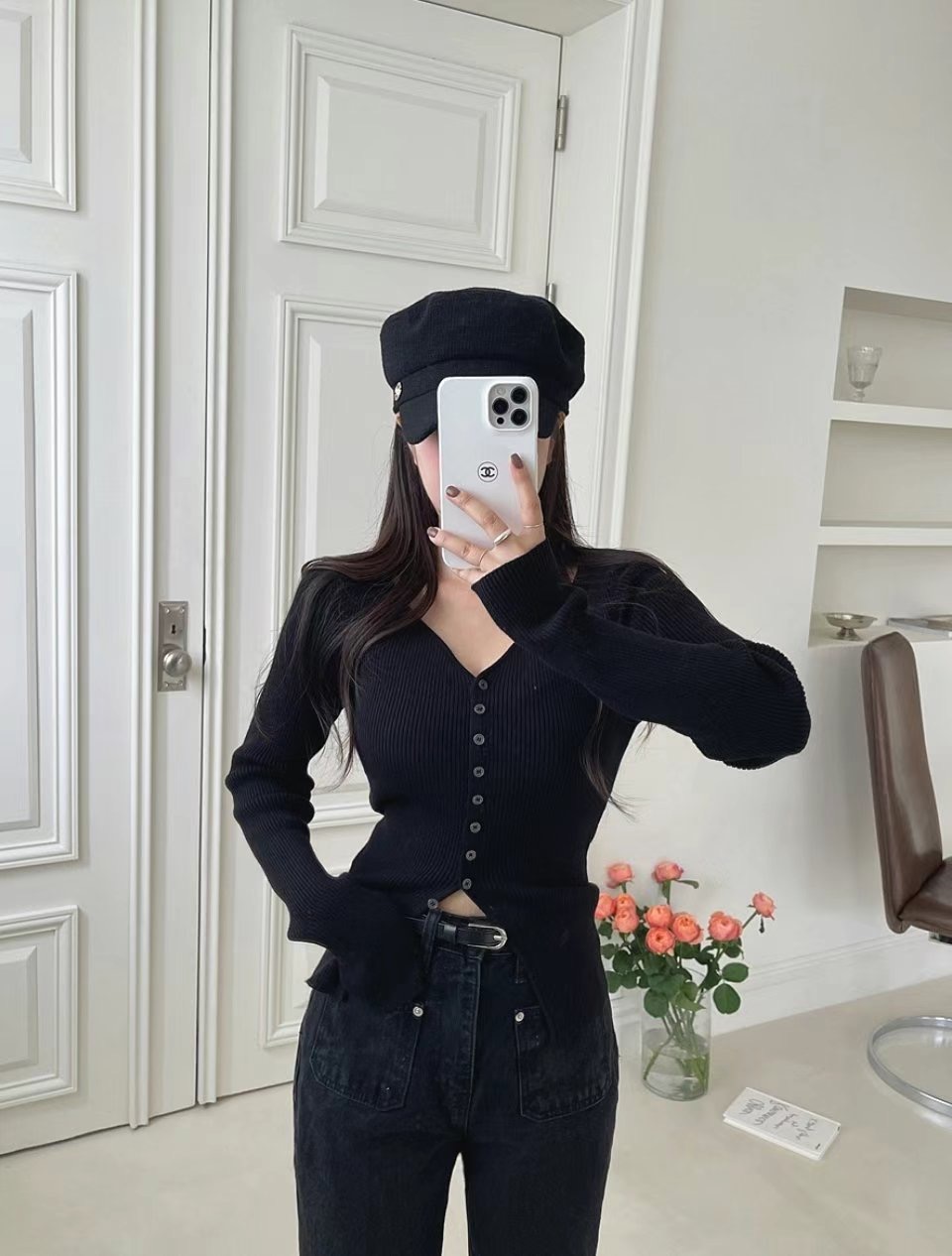 BLACKPOM-블랙폼-T韓國㊣直郵東大門代購女裝新款職業針織衫BLACKPOM-ot針織衫圖色5