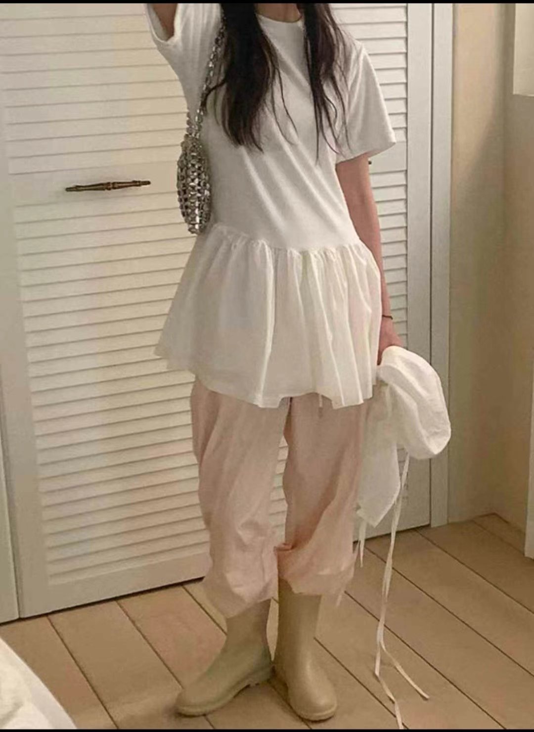 BLACKPOM-블랙폼-T韓國直郵㊣女裝新款25春夏推薦休閑連衣裙BLACKPOM-ot連衣裙