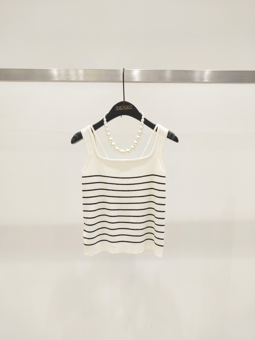 CORAL直郵韓國代購㊣女裝新品25春夏人氣推薦休閑職業吊帶背心CORAL吊帶/背心