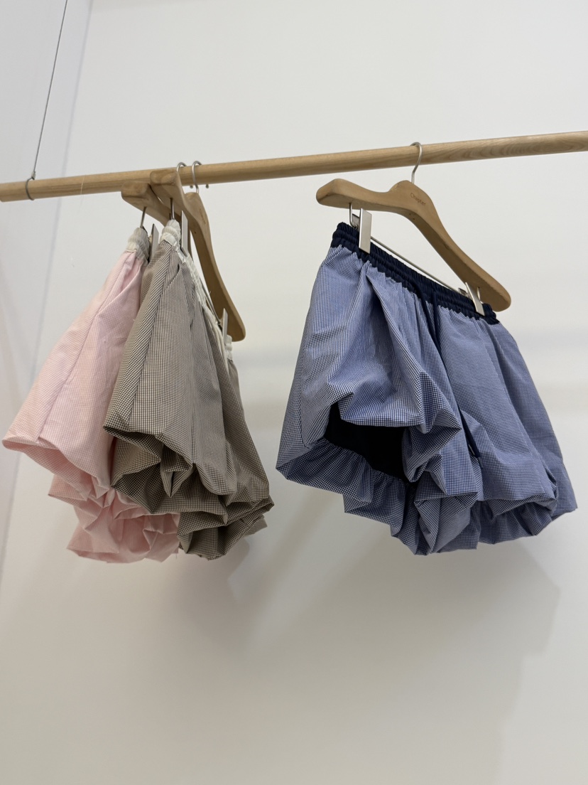 BY CHAPTER韓國㊣直郵東大門代購女裝新品職業熱賣短褲格紋Chapter短褲