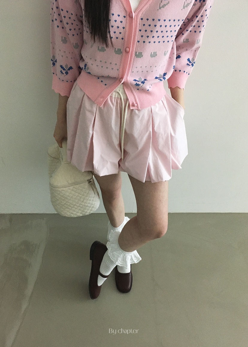 BY CHAPTER韓國㊣直郵東大門代購女裝新品職業熱賣短褲格紋Chapter短褲圖色2