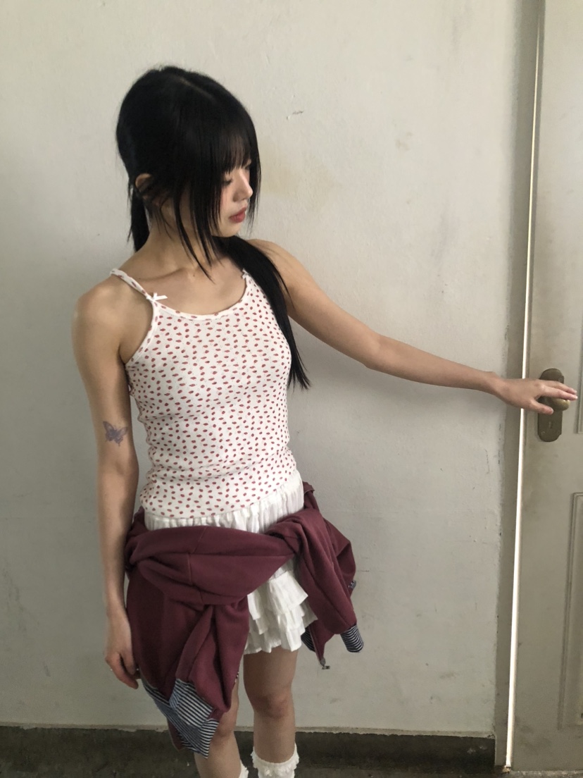 FLASH直郵韓國代購㊣女裝新款推薦休閑職業25春夏人氣吊帶背心FLASH吊帶/背心