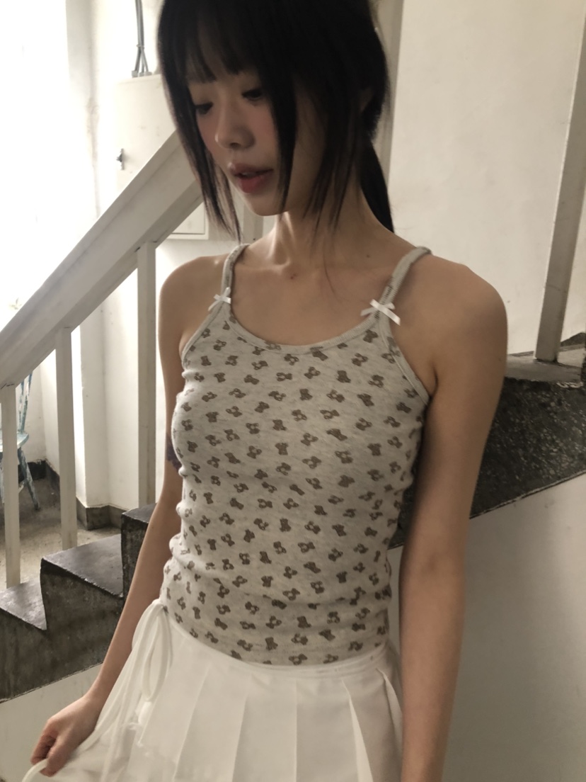 FLASH直郵韓國代購㊣女裝新款推薦休閑職業25春夏人氣吊帶背心FLASH吊帶/背心