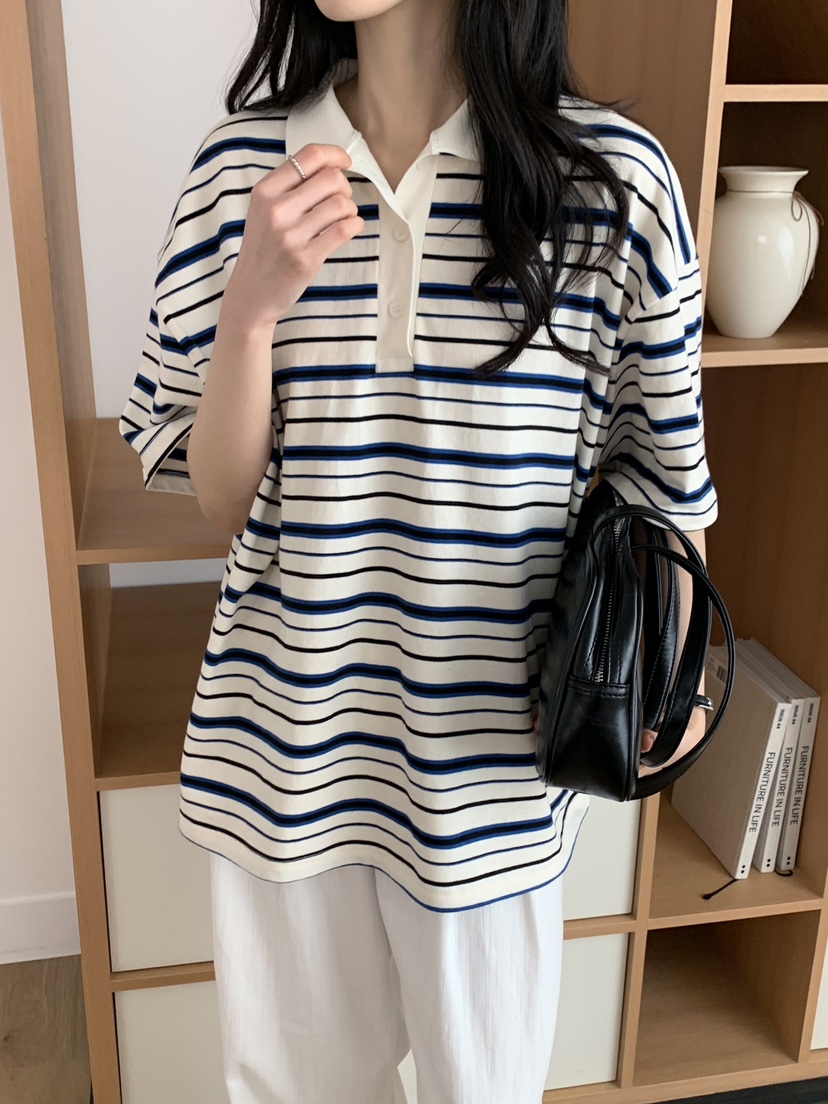 BOUND.A直郵韓國代購㊣女裝新款人氣熱賣職業休閑時尚25春夏T恤BOUND.AT恤