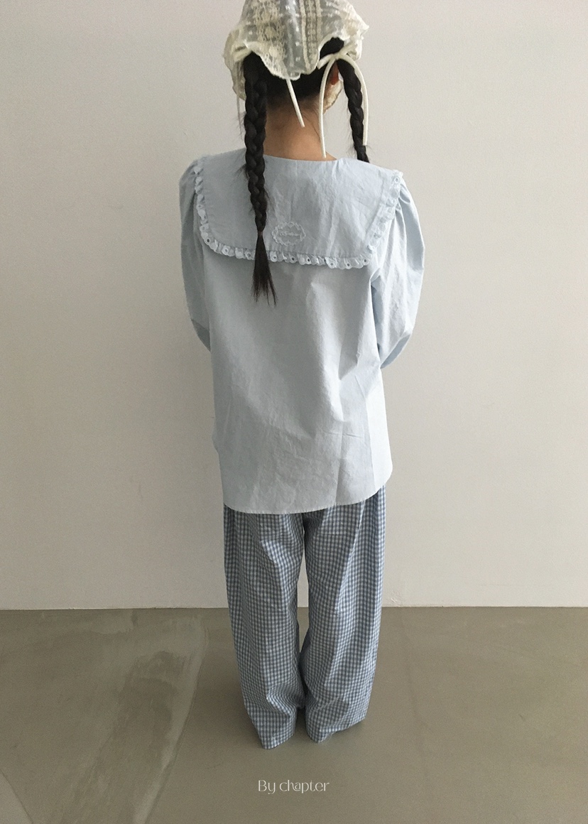 BY CHAPTER韓國㊣直郵東大門代購女裝新款人氣襯衫蕾絲衫蕾絲Chapter襯衫/蕾絲衫