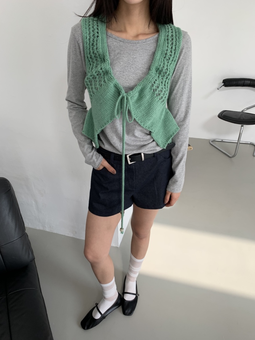 MURMUR韓國直郵㊣女裝新品職業熱賣休閑人氣推薦25春夏馬甲MURMUR馬甲