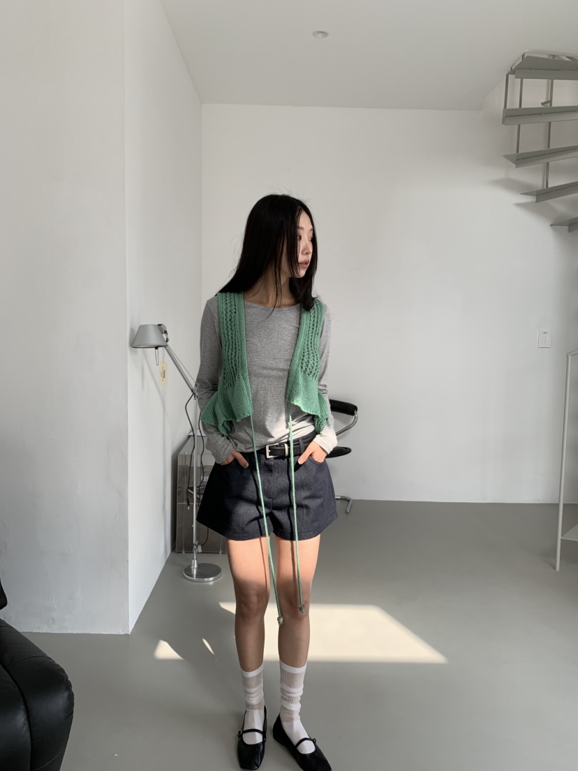 MURMUR韓國直郵㊣女裝新品職業熱賣休閑人氣推薦25春夏馬甲MURMUR馬甲