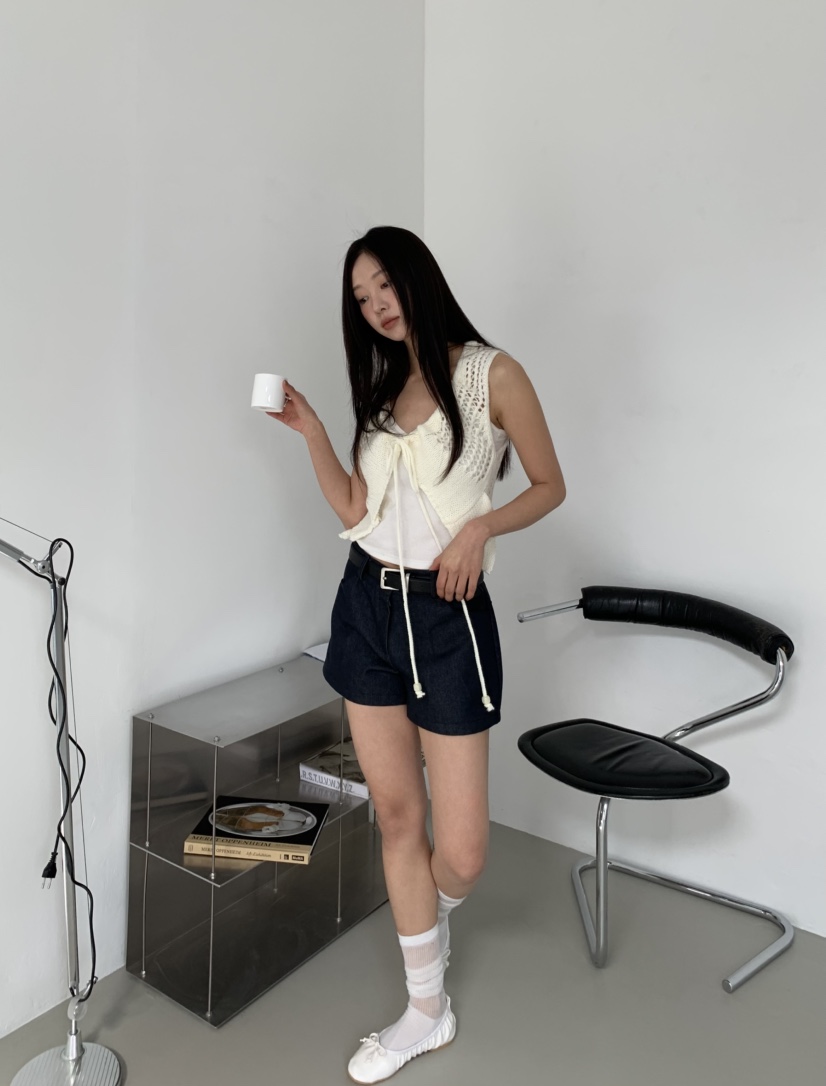 MURMUR韓國直郵㊣女裝新品職業熱賣休閑人氣推薦25春夏馬甲MURMUR馬甲