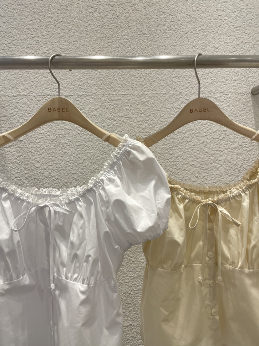 BABEL韓國直郵㊣東大門實拍女裝新品職業25春夏時尚襯衫蕾絲衫BABEL襯衫/蕾絲衫