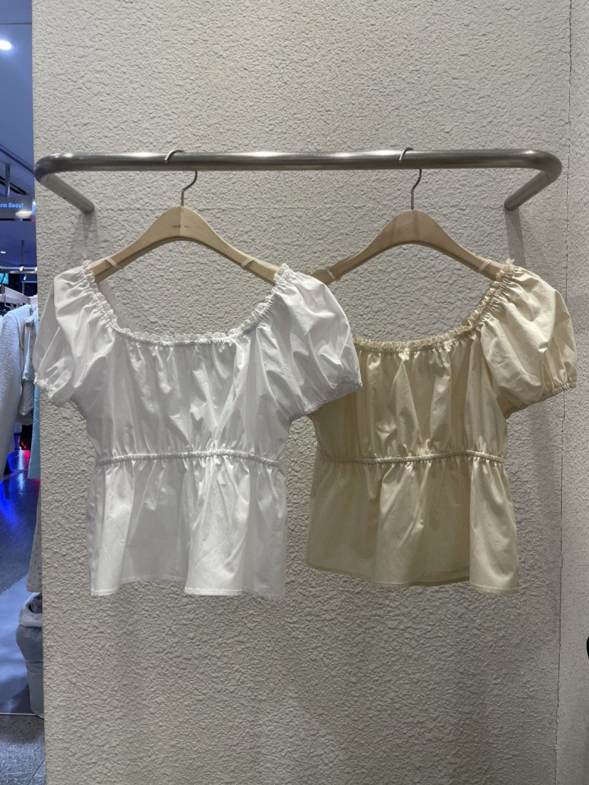BABEL韓國直郵㊣東大門實拍女裝新品職業25春夏時尚襯衫蕾絲衫BABEL襯衫/蕾絲衫