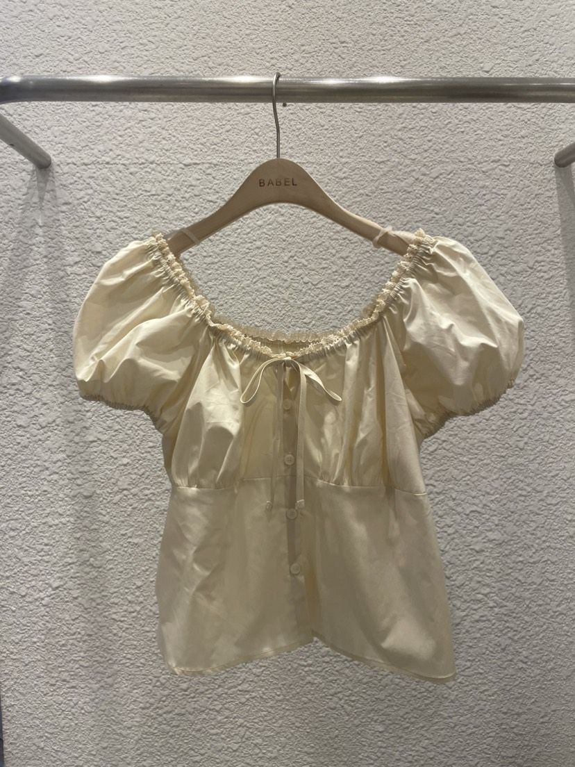 BABEL韓國直郵㊣東大門實拍女裝新品職業25春夏時尚襯衫蕾絲衫BABEL襯衫/蕾絲衫圖色2