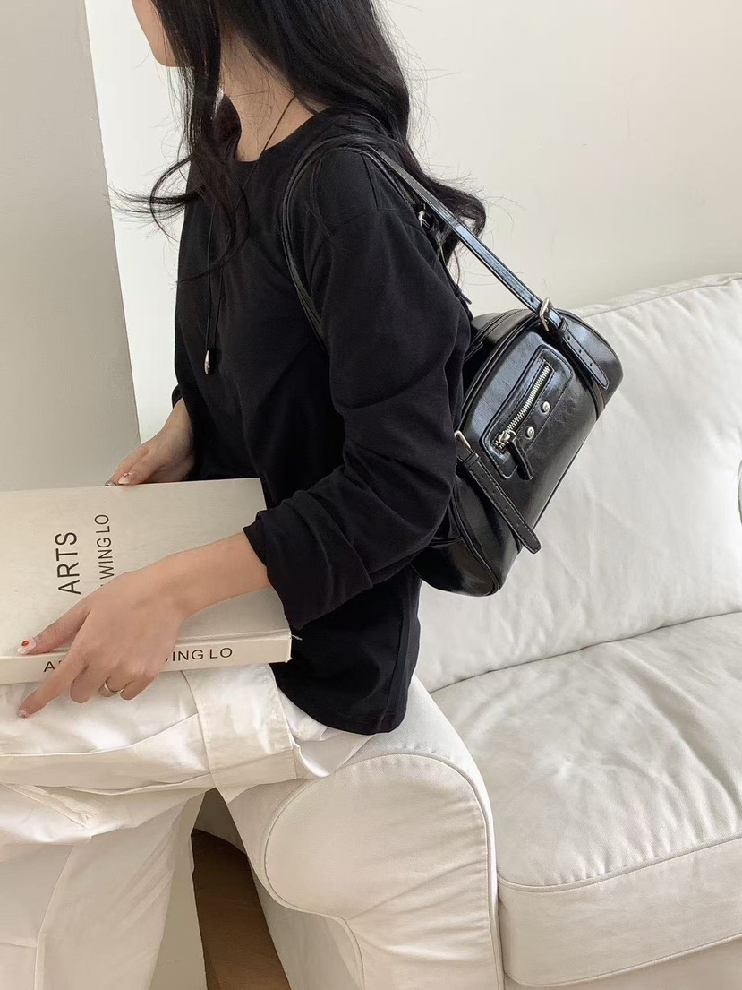 OPPA韓國直郵㊣東大門實拍女裝新款休閑熱賣25春夏單肩斜跨包OPPA單肩/斜跨包
