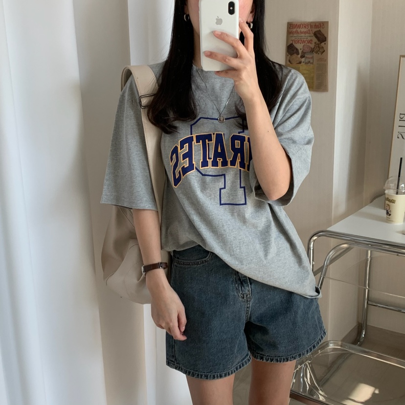 HELLO JINI韓國直郵㊣女裝新款推薦熱賣職業時尚休閑人氣T恤HELLO JINIT恤