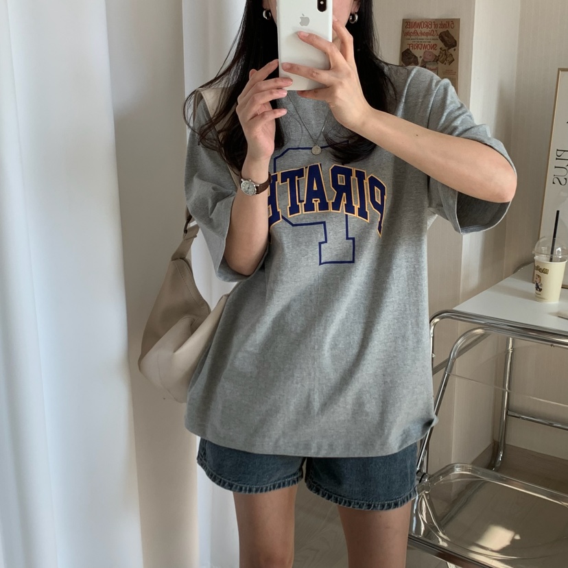 HELLO JINI韓國直郵㊣女裝新款推薦熱賣職業時尚休閑人氣T恤HELLO JINIT恤