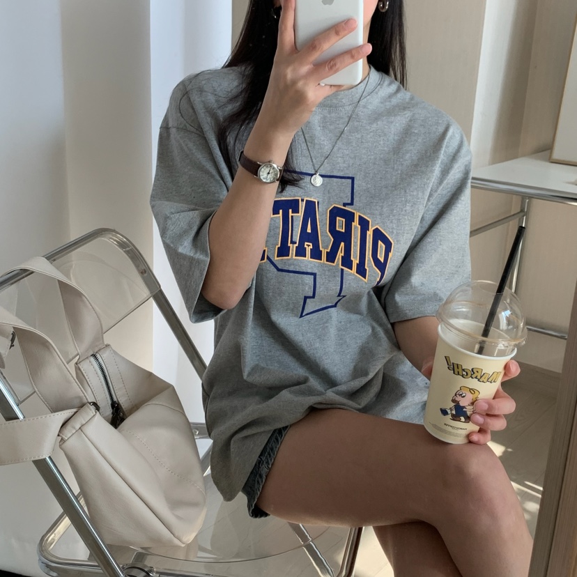 HELLO JINI韓國直郵㊣女裝新款推薦熱賣職業時尚休閑人氣T恤HELLO JINIT恤